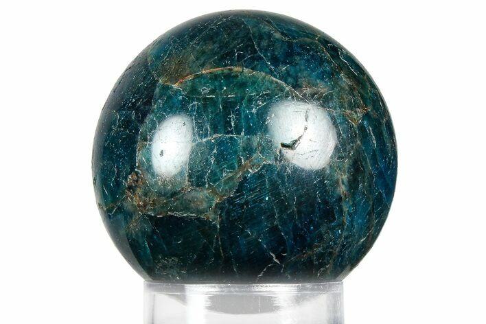 Bright Blue Apatite Sphere - Madagascar #367092